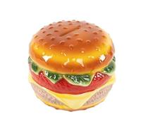 ROCKING GIFTS Tirelire Hamburger - Économiser de l'argent en s'amusant - Idéal pour Les Amateurs de Restauration Rapide - Design réaliste pour Les Enfants et Les Adultes