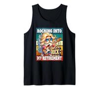Rocking Into My Retirement Saying For Rocker Biker Gnome Dad Débardeur