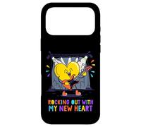 Rocking Out with My New Heart Motif cœur de Guitare Mignon Coque pour iPhone 17 Pro Max