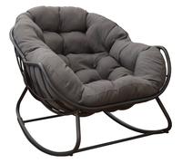 Rocking - Proloisirs - Royal II - Acier - Coussin inclus - Gris