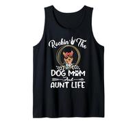 Rocking The Dog Mom and Aunt Life Australian Kelpie Dog Débardeur