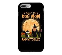 Rocking The Dog Mom and Witch Life Bull Terrier Halloween Coque pour iPhone 7 Plus/8 Plus