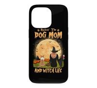 Rocking The Dog Mom and Witch Life Corgi Halloween Coque pour iPhone 13 Pro