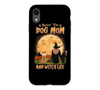 Rocking The Dog Mom and Witch Life Corgi Halloween Coque pour iPhone XR