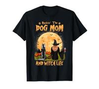 Rocking The Dog Mom and Witch Life Sibérie Husky Halloween T-Shirt