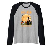 Rocking The Dog Mom et Witch Life Lhassa Apso Halloween Manche Raglan