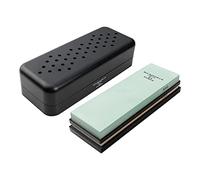 Rockingham Forge 1000/3000 grains moyens, fins pierre à aiguiser en céramique - base antidérapante caoutchouc, aiguiseur de lame, étui