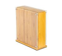 Rockingham Forge Bloc à couteaux magnétique en bambou pour 6 couteaux - Support à couteaux universel pour un rangement simple et hygiénique des couteaux de cuisine