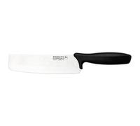 Rockingham Forge Couteau Nakiri 17,5 cm - Couteaux de cuisine légers et tranchants en acier inoxydable avec manche noir