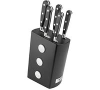 Rockingham Forge Ensemble de 5 Couteaux de Cuisine avec Bloc Couteaux en Pakkawood