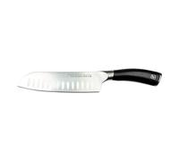 Rockingham Forge Equilibrium 7" couteau Santoku - en acier chrome, vanadium et molybdène, acier trempé à froid, manche courbée en POM, 18cm, couteau japonais