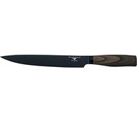 Rockingham Forge Forester Series 8” couteau à découper - lame en acier inoxydable avec un revêtement d’oxyde noir, poignée ergonomique en bois