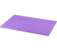Rockingham Forge Planche à découper colorée en polyéthylène haute densité hygiénique Violet 45 x 30 x 1 cm Code couleur pour éviter la contamination croisée Convient pour les personnes allergiques