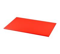 Rockingham Forge Planche à découper en plastique haute densité, rouge, 45 x 30 x 1 cm