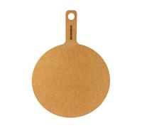 Rockingham Forge Planche à pizza en fibre de bois naturelle, D. 36 cm pour pizza 12 pouces, Planche à découper ronde, Pelle à pizza en bois résistante à la chaleur, Lavable au lave-vaisselle