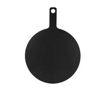 Rockingham Forge Planche à pizza en fibre de bois noire, D. 36 cm pour pizza 12 pouces, Planche à découper ronde & hygiénique, Pelle à pizza en bois résistante à la chaleur, Lavable au lave-vaisselle