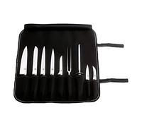 Rockingham Forge Sac en Rouleau à Couteaux, Étui à Couteaux en toile pour jusqu’à 9 couteaux et accessoires, lames en acier inoxydable