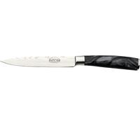 Rockingham Forge Sunrise Collection 15 cm Couteau de Chef en Acier Inoxydable X40Cr13 et Poignée en Résine, Noir