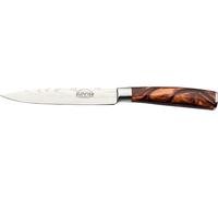 Rockingham Forge Sunrise Collection 15 cm Couteau de Chef en Acier Inoxydable X40Cr13 et Poignée en Résine, Marron