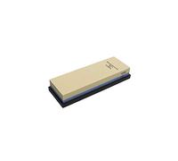 Grunwerg Rockingham Forge Pierre à Aiguiser 2-en-1, Double Face Grain 240 (Gros)/1000 (Moyen), Base Antidérapante, 18 x 6 x 3 cm RCW-186CM