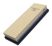 Rockingham Forge SUPERSHARP PRO Pierre à aiguiser combinée 2 en 1 Grossière/Moyenne Grain 240/1000 - Professionnelle Aiguisage des couteaux - Deux pierres en une avec base antidérapante