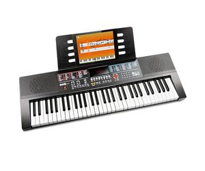 RockJam 61-Key Keyboard Piano with Sheet Music Stand, Piano Note Stickers & Lessons