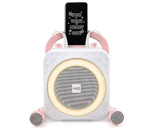 RockJam GRWM Karaoke Machine with Two Mics - Rose Gold