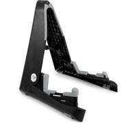 RockJam Martin Smith Support de Guitare Pliant Universel Portable, Noir | Support guitare sol pliant et léger pour guitare classique, folk, électrique et basse, avec appuis coussinés