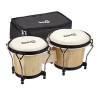 Rockjam RJ-100300 7 "et 8" Bongo sertie de sac rembourré et clé de réglage naturel