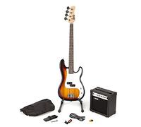 Rockjam RJBG01-SK-SB Bass Guitar Super Kit Super Kit avec amplificateur de guitare Tuner Guitare Stand Sac de guitare Sac et accessoires Sunburst