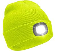 RockJock Bonnet thermique haute visibilité à LED pour homme