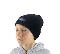 RockJock R40 Chapeau de Bonnet d'hiver Chaud d'isolation Thermique de Garçons avec la Doublure d'ouatine pour l'école, Sport, Marchant