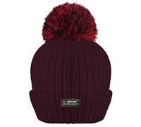 RockJock R40 Dames Femmes Pompon Ribbed Bonnet d'hiver AVANCÉ Isolation Thermique