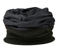 RockJock Women neck warmer, scarf, hat, hood, snood - reversible (Blk/Blk)