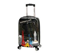 Rockland Departure Bagage Rigide à roulettes pivotantes, DÉPART, Carry-on 20", Melbourne Valise Rigide Extensible à roulettes pivotantes