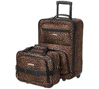 Rockland Ensemble de Bagages softside Tendance, léopard, Taille Unique, Ensemble de Bagages softside Tendance