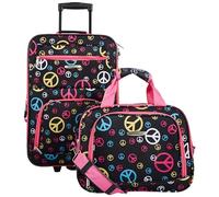 Rockland Ensemble de Bagages softside Tendance, Turquoise, 48 in, Ensemble de valises