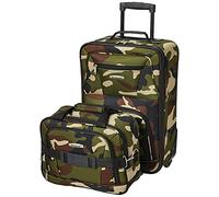 Rockland Ensemble de valises Droites Souples Tendance, Camouflage, 2-Piece Set (14/19), Sac à Dos Enfant