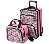 Rockland Ensemble de valises Droites Souples Tendance, Croix Rose, Taille Unique, Ensemble de valises Droites Souples Tendance