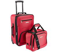 Rockland Ensemble de valises Droites Souples Tendance, Rouge, Taille Unique, Ensemble de valises Droites Souples Tendance