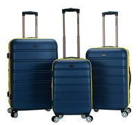 Rockland Melbourne Hardside Bagages de Roue de Spinner Extensibles, Bleu Marine, 3-Piece Set (20/24/28), Melbourne Valise Rigide Extensible
