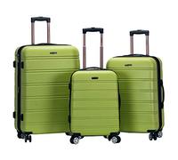Rockland Melbourne Hardside Bagages de Roue de Spinner Extensibles, Citron Vert, 3-Piece Set (20/24/28), Melbourne Valise Rigide Extensible