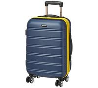 Rockland Melbourne Valise Rigide à roulettes Extensibles, Bleu Marine, Taille Unique, Melbourne Valise Rigide à roulettes Extensibles
