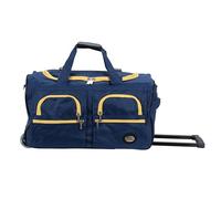 Rockland Melbourne Valise Rigide Extensible à roulettes pivotantes, Bleu Marine, 22"