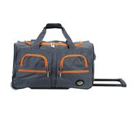 Rockland Melbourne Valise Rigide Extensible à roulettes pivotantes, Charbon, 22"