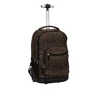 Rockland Melbourne Valise rigide extensible à roulettes pivotantes, léopard, One Size, Melbourne Valise rigide extensible à roulettes pivotantes