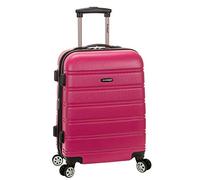 Rockland Melbourne Valise Rigide Extensible à roulettes pivotantes, Magenta, Taille Unique, Melbourne Valise Rigide Extensible à roulettes pivotantes