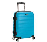 Rockland Melbourne Valise Rigide Extensible à roulettes pivotantes, Turquoise, Taille Unique, Melbourne Valise Rigide Extensible à roulettes pivotantes