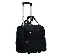 Rockland Melrose Valise à roulettes sous Le siège, Noir, Taille Unique, Melrose Valise à roulettes sous Le siège, Carry-On 16-Inch