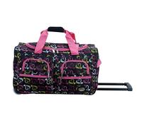Rockland Sac de Sport à roulettes, Cœur 1, 55,9 cm (22"), Melbourne Valise Rigide Extensible à roulettes pivotantes